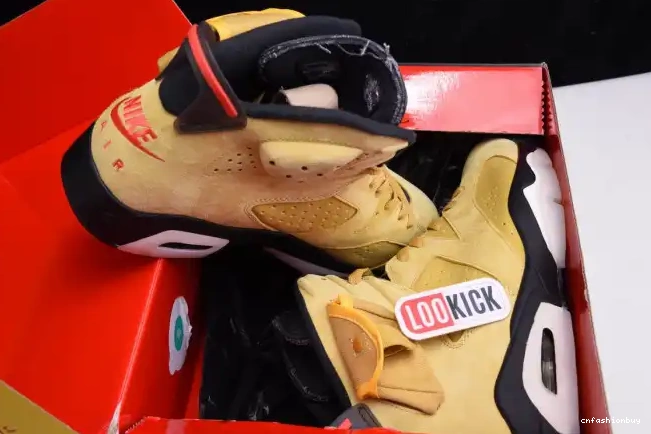 TRAVIS JORDAN 6 YELLOW CN1084-300 AIR SCOTT X 0706